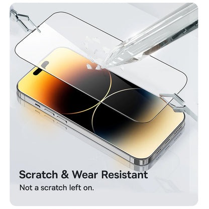 Schutzfolie Anank 5X Reinforced für Apple iPhone 17 Air, Gehärtetes Glas, Full Glue, 2.5D, Schwarz