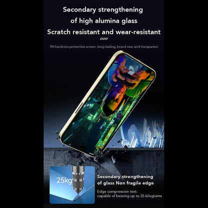 Anank Anti-Fingerprint Displayschutzfolie für Apple iPhone 15, gehärtetes Glas, Vollkleber, 2.5D, Schwarz