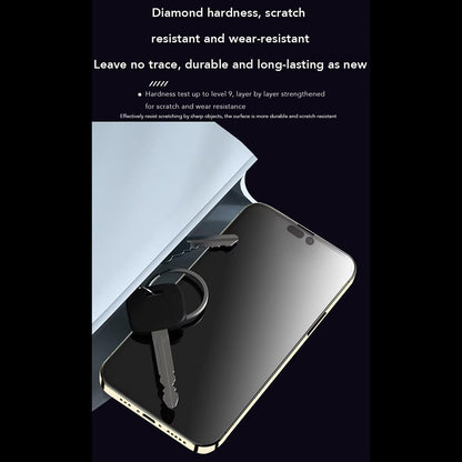 Anank Anti-Fingerprint Displayschutzfolie für Apple iPhone 17e / 16e / 14 / 13 Pro, gehärtetes Glas, Vollkleber, 2.5D, Schwarz