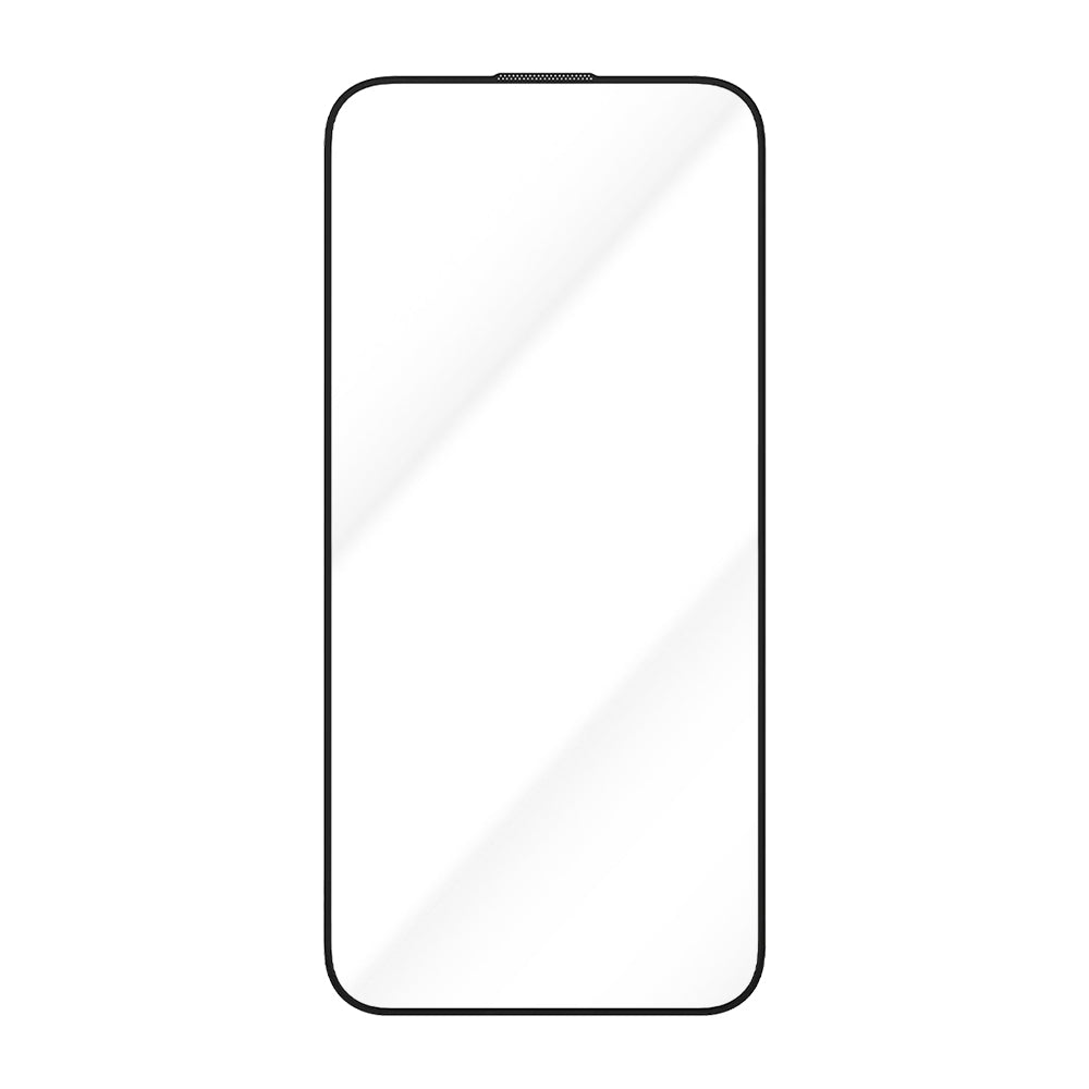 Blueo Anti-Dust HD Schutzfolie mit Applicator Pro für Apple iPhone 14 Pro Max, gehärtetes Glas, Vollkleber, Schwarz