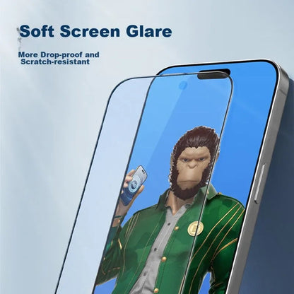 Blueo Anti-Glare Screen Protector Film for Apple iPhone 11 Pro / XS / X, Tempered Glass, Full Glue, Black