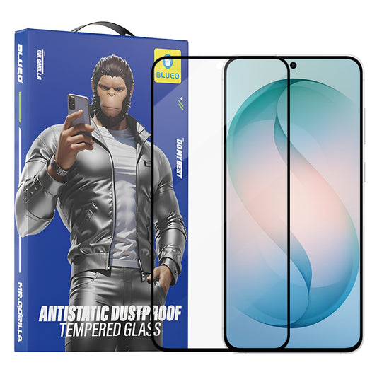 Schutzfolie Blueo Anti-Static HD für Samsung Galaxy S26 Plus S947, Gehärtetes Glas, Vollverklebung, Schwarz