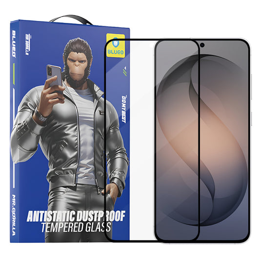 Schutzfolie Blueo Anti-Static HD für Samsung Galaxy S26 S942, Gehärtetes Glas, Vollverklebung, Schwarz