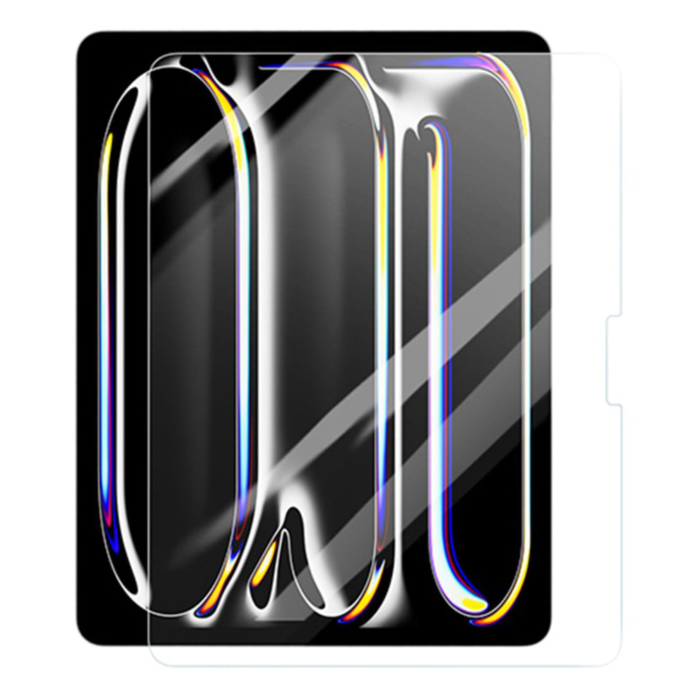 Blueo HD Displayschutzfolie für Apple iPad Air 11 (2024), gehärtetes Glas, Full Glue