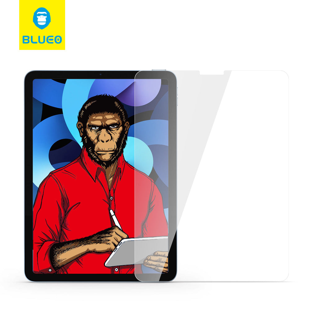 Blueo HD Displayschutzfolie für Apple iPad Pro 13 (2024), gehärtetes Glas, Full Glue