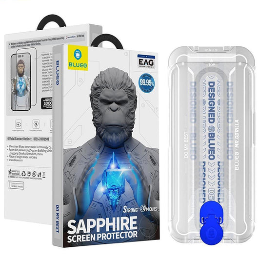 Blueo HD Screen Protector for Apple iPhone 17 Air, Tempered Glass, Full Glue, 2.5D, Set of 5 Pieces