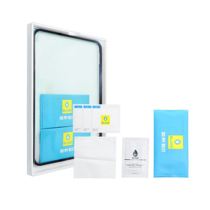 Blueo Displayschutzfolie für Apple iPad Air (2022) / Pro 11 (2021) / Air (2020) / Pro 11 (2020) / Pro 11 (2018), gehärtetes Glas, Full Glue