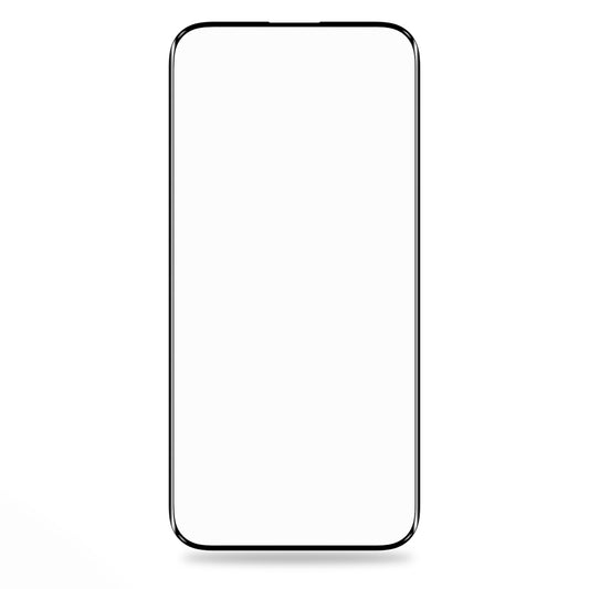 Blueo Silk HD Displayschutzfolie für Apple iPhone 14 Pro Max, gehärtetes Glas, Full Glue, 5er-Set, 2,5D, Schwarz