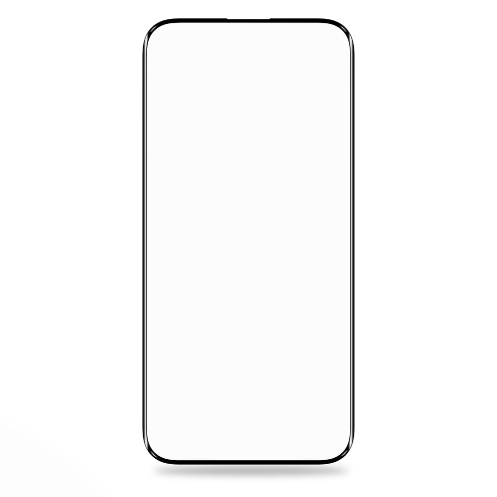 Blueo Silk HD Displayschutzfolie für Apple iPhone 16 / 15, gehärtetes Glas, Full Glue, 5er-Set, 2.5D, Schwarz