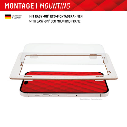 Schutzfolie Displex Real Glass für Google Pixel 8 Pro, gehärtetes Glas, Full Glue, 2D