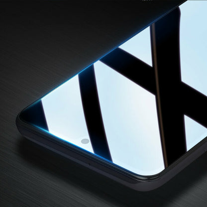 DUX DUCIS Displayschutzfolie für Apple iPhone 16 Plus, gehärtetes Glas, Edge Glue, schwarz