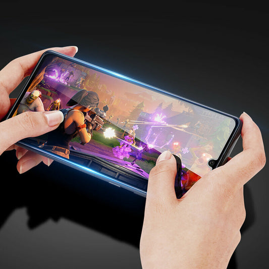 DUX DUCIS Displayschutzfolie für Samsung Galaxy S25 S931, gehärtetes Glas, Edge Glue, Schwarz