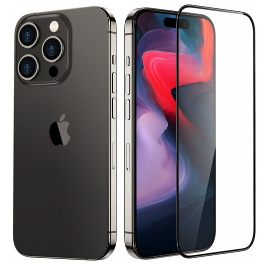 ESR Armorite UltraFit Displayschutzfolie für Apple iPhone 18 Pro, gehärtetes Glas, Full Glue, 3er-Set, Schwarz