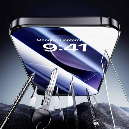ESR UltraFit Classic Displayschutzfolie für Apple iPhone 18 Pro / 17 Pro, gehärtetes Glas, Full Glue, 2 Stück Set, Schwarz
