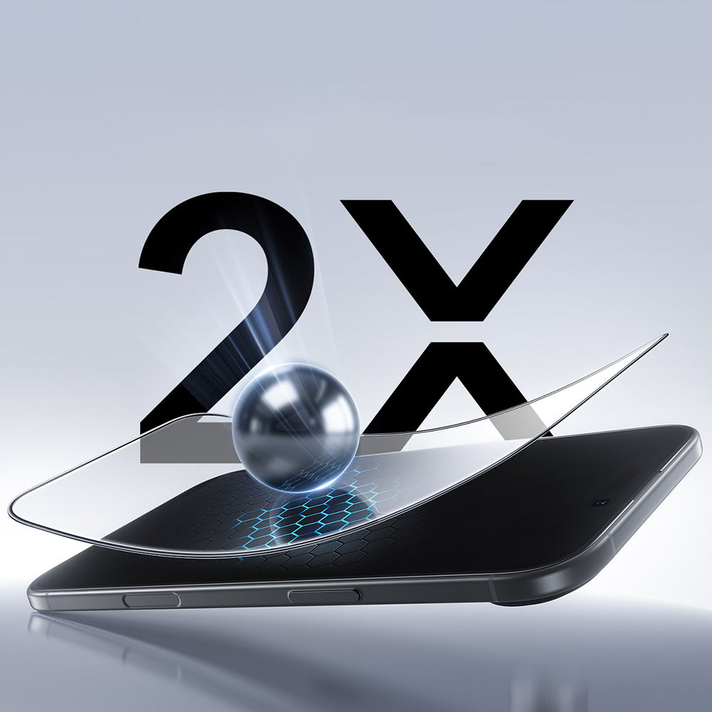 Schutzfolie ESR UltraFit für Apple iPhone 17 Pro, gehärtetes Glas, Full Glue, Schwarz