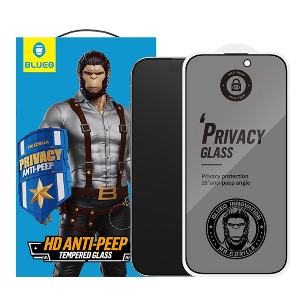 Blueo Anti-Peep Privacy Displayschutzfolie für Samsung Galaxy Z Fold8 F971, gehärtetes Glas, Vollkleber, 5er-Set