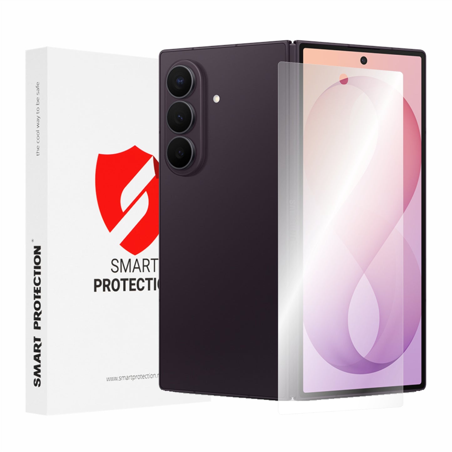 Smart Protection Premium Classic Außenschutzfolie für Samsung Galaxy Z Fold8 Ultra F976, Kunststoff, 2 Stück Set