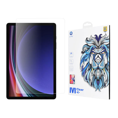 Lito Classic Displayschutzfolie für Samsung Galaxy Tab S10+ / Tab S9 FE+ / Tab S9+, Sicherheitsglas, Full Glue, 2.5D
