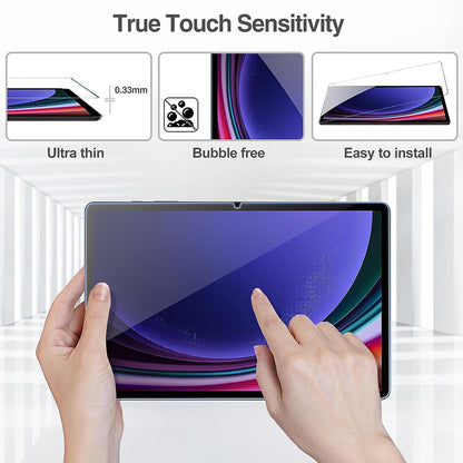 Lito Classic Displayschutzfolie für Samsung Galaxy Tab S10+ / Tab S9 FE+ / Tab S9+, Sicherheitsglas, Full Glue, 2.5D