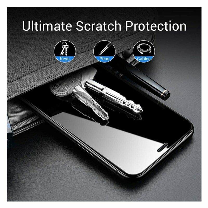 Lito HD Pro Clear Displayschutzfolie für Samsung Galaxy A04e A042 / M04 M045, gehärtetes Glas, Full Glue, Schwarz