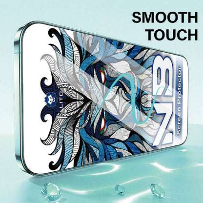 Schutzfolie Lito NB Bildschirm für Apple iPhone 17 Air, Gehärtetes Glas, Vollverklebung, Schwarz