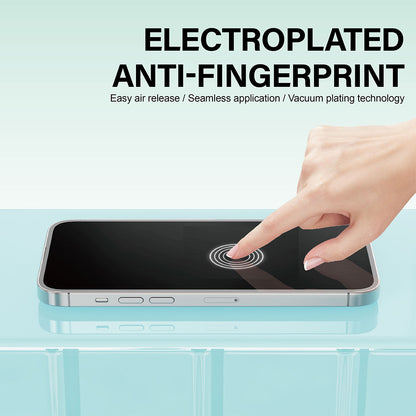 Schutzfolie Lito NB Bildschirm für Apple iPhone 17 Air, Gehärtetes Glas, Vollverklebung, Schwarz