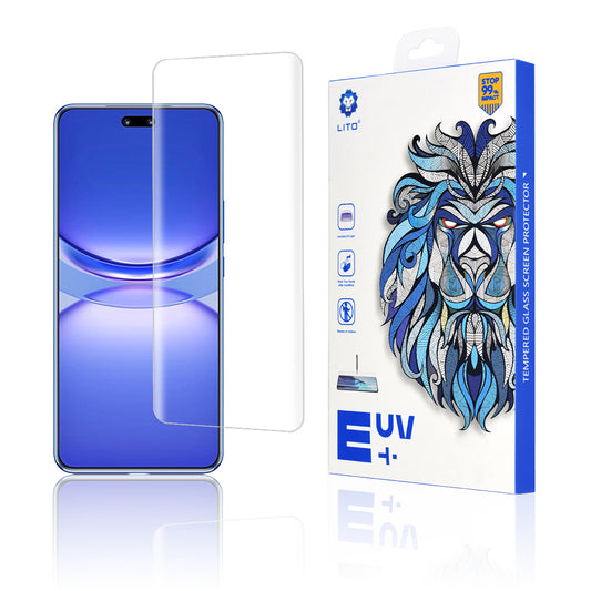 Lito Displayschutzfolie für Huawei nova 12 Pro, gehärtetes Glas, UV-Kleber, 3D