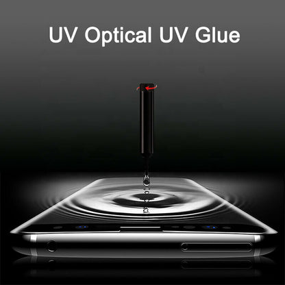 Lito Displayschutzfolie für Samsung Galaxy S22 Ultra 5G S908, gehärtetes Glas, UV-Kleber, 3D