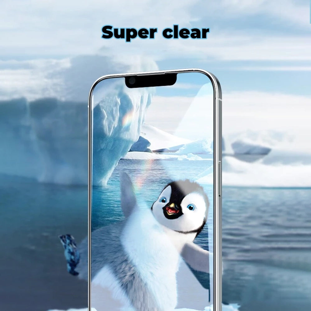 Schutzfolie Mattes Display Anank 5X Verstärkt für Apple iPhone 17 Pro, Gehärtetes Glas, Vollverklebung, 2.5D, Schwarz