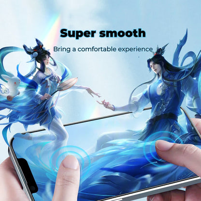 Schutzfolie Mattes Display Anank 5X Verstärkt für Apple iPhone 17 Pro, Gehärtetes Glas, Vollverklebung, 2.5D, Schwarz