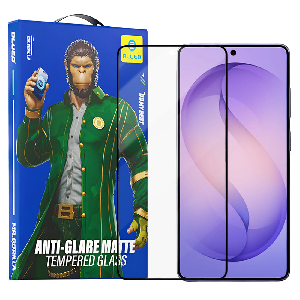 Schutzfolie Matte Blueo Anti-Glare für Samsung Galaxy S26 Ultra S948, gehärtetes Glas, Full Glue, Schwarz