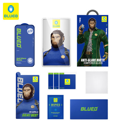 Schutzfolie Matte Blueo Anti-Glare für Samsung Galaxy S26 Ultra S948, gehärtetes Glas, Full Glue, Schwarz