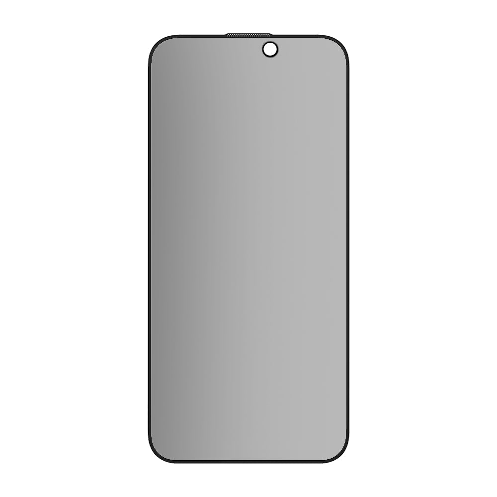 Matte Privacy Blueo Anti-Peep Screen Protector for Apple iPhone 15 Pro, Tempered Glass, Full Glue