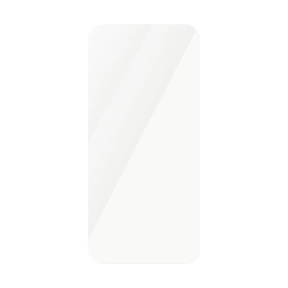 Schutzfolie PanzerGlass Safe Bildschirm. Ultra-Wide Fit für Apple iPhone 16 / 15, gehärtetes Glas, Full Glue.