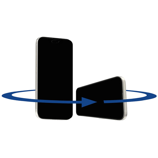 Privacy-Schutzfolie Anank 1X Reinforced 360 für Apple iPhone 16, Sicherheitsglas, Vollkleber, 2.5D