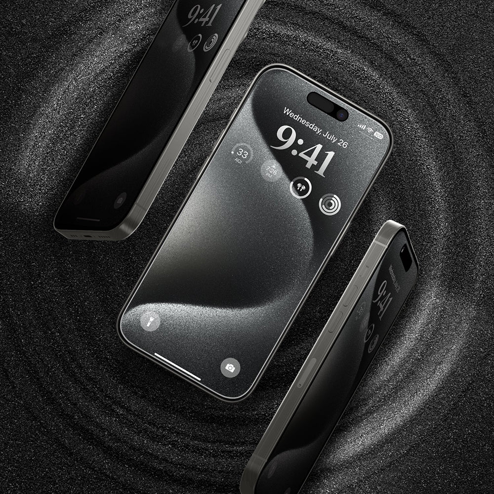 Schutzfolie Privacy Anank 5X Reinforced Applicator für Apple iPhone 17 Pro, Gehärtetes Glas, Full Glue, 2.5D