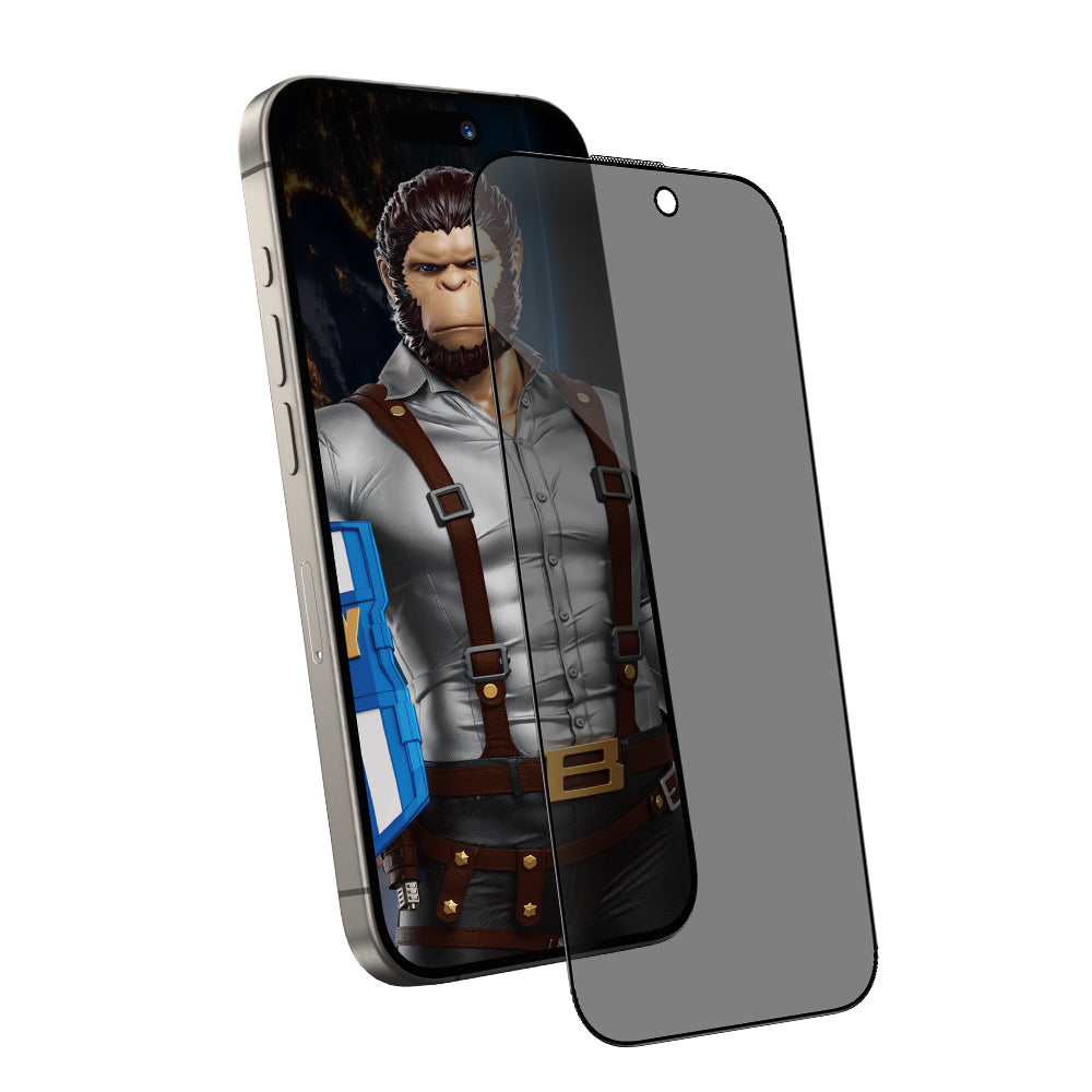 Blueo Anti-Peep Privacy Screen Protector for Apple iPhone 11 Pro / XS / X, Tempered Glass, Full Glue