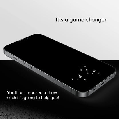 Privacy-Schutzfolie Lito HD Pro für Apple iPhone 15 Plus, gehärtetes Glas, Full Glue