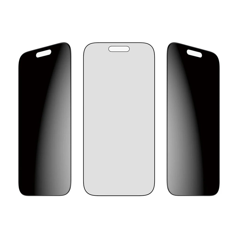 Schutzfolie Privacy PanzerGlass Ultra-Wide Fit 2-Way EasyAligner für Apple iPhone 17 Pro, gehärtetes Glas, Full Glue