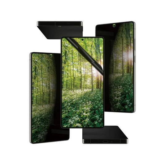 Schutzfolie Privacy PanzerGlass Ultra-Wide Fit Eco Matrix 4-Way für Samsung Galaxy S25 Ultra S938, Gehärtetes Glas, Vollverklebung