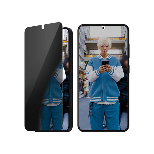 Schutzfolie Privacy PanzerGlass Ultra-Wide Fit für Samsung Galaxy S25 S931 / S24 S921, Gehärtetes Glas, Vollverklebung