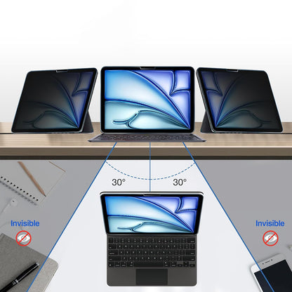 Privacy-Schutzfolie Techsuit ArmorGlass CrystalHD für Samsung Galaxy Tab S10 Lite, gehärtetes Glas, Vollkleber, 2er-Set