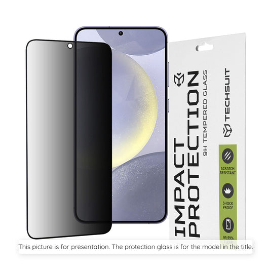 Schutzfolie Privacy Techsuit für Oppo A6x 4G / A6x, gehärtetes Glas, Full Glue, 111D
