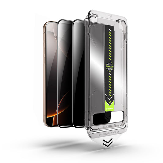 Privacy Techsuit TitanGlass Displayschutzfolie für Apple iPhone 18 Pro, Sicherheitsglas, Vollklebung, 2er-Set