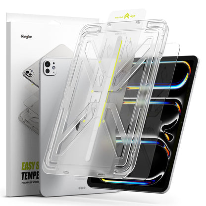 Ringke Easy Slide Displayschutzfolie für Apple iPad Pro 11 (2024), gehärtetes Glas, Full Glue