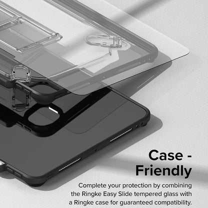 Ringke Easy Slide Displayschutzfolie für Apple iPad Pro 11 (2024), gehärtetes Glas, Full Glue