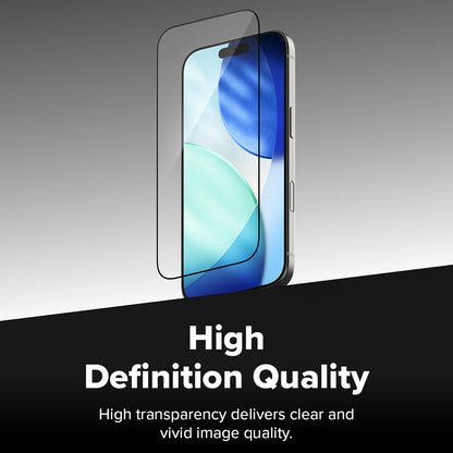 Ringke Easy Slide Displayschutzfolie für Apple iPhone 17 Air, gehärtetes Glas, Full Glue, 2er Set