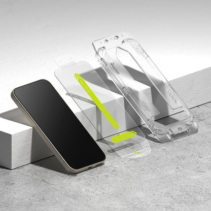 Ringke Easy Slide Displayschutzfolie für Google Pixel 9a, gehärtetes Glas, Full Glue, 2er-Set