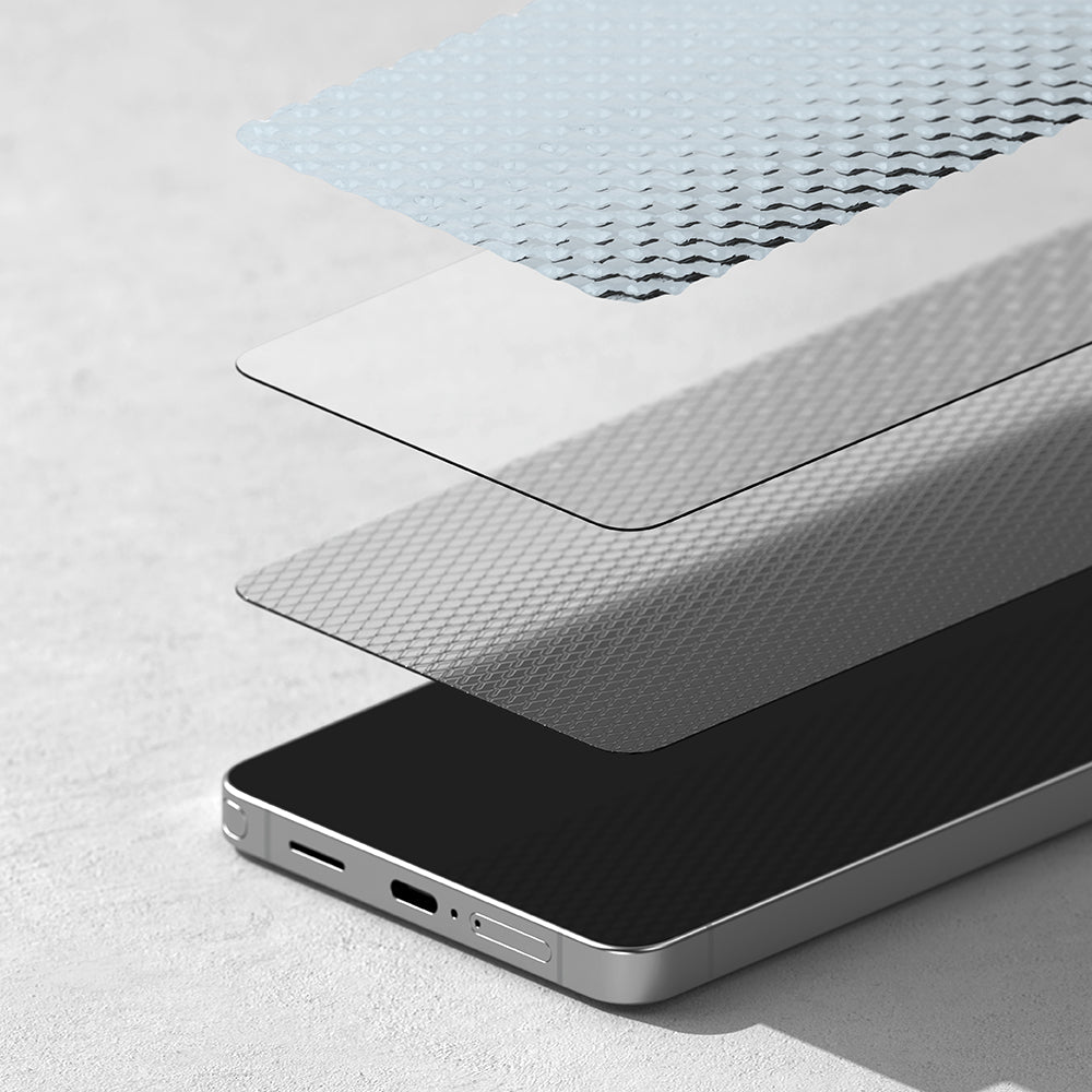 Schutzfolie Ringke Easy Slide für Samsung Galaxy S26 Ultra S948, gehärtetes Glas, Vollkleber, Set mit 2 Stück