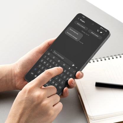 Schutzfolie Ringke Easy Slide für Samsung Galaxy S26 Ultra S948, gehärtetes Glas, Vollkleber, Set mit 2 Stück